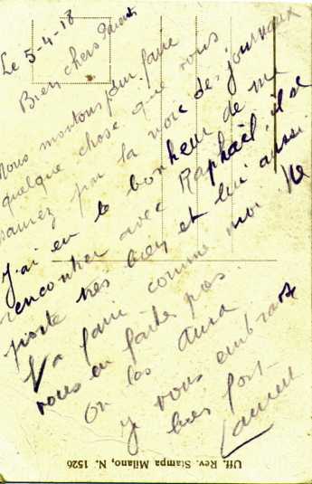 1918-04-05 vers le front rencontre Raphal.jpg (24079 octets)